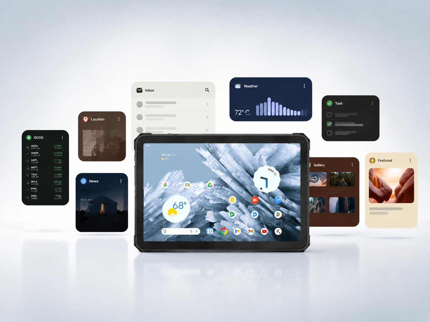 وعرة في الهواء الطلق integrated rugged device design