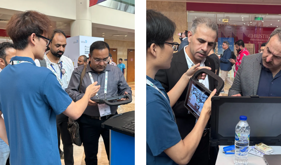 Crowds explore إدور rugged devices at GITEX 2025