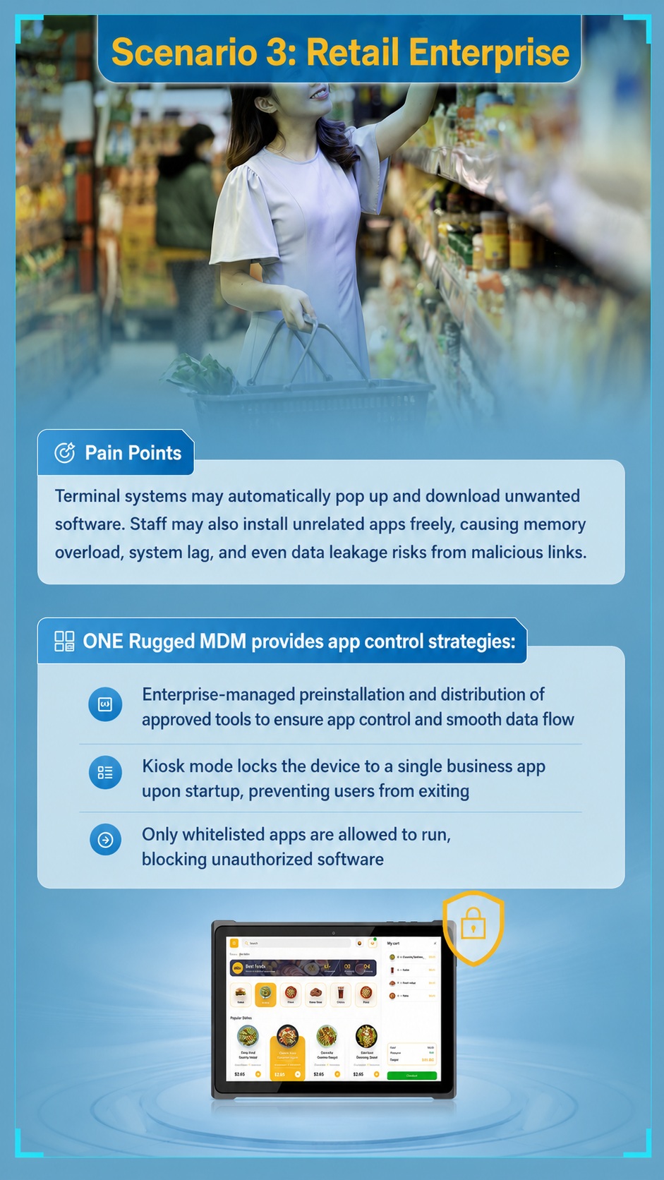 Emdoor الوعرة MDM for smart manufacturing and centralized eSOP distribution