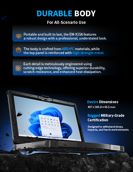 DURABLE BODY For All-Scenario Use