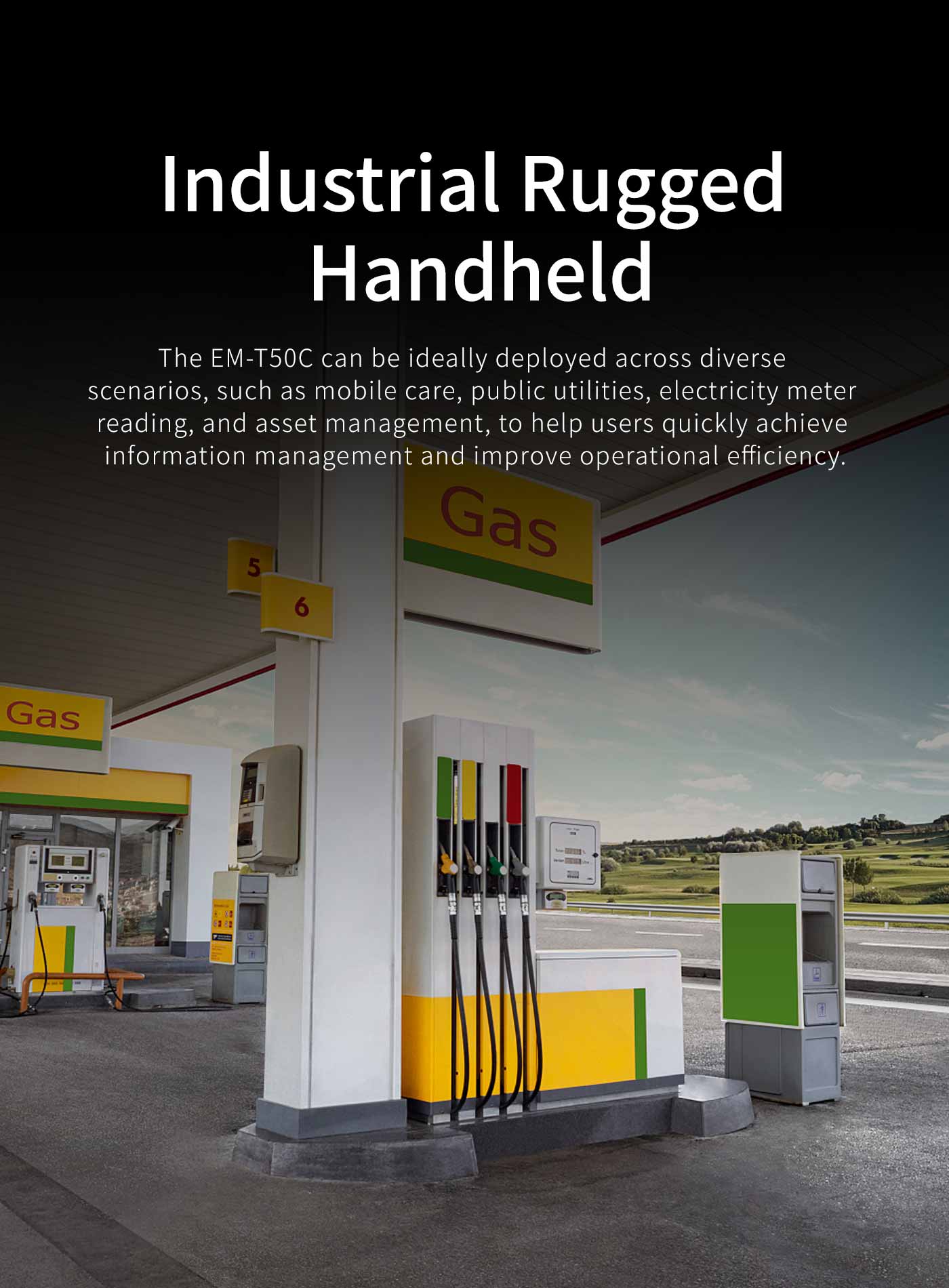 The EM-T50C can be ideally deployed across diverse scenarios